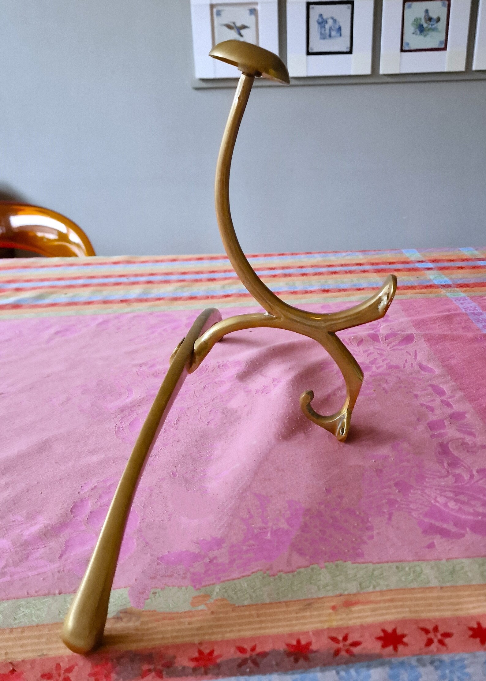 Solid Brass Ocean Liner Coat Hat Rack Wall Mounted Valet Stand Etsy