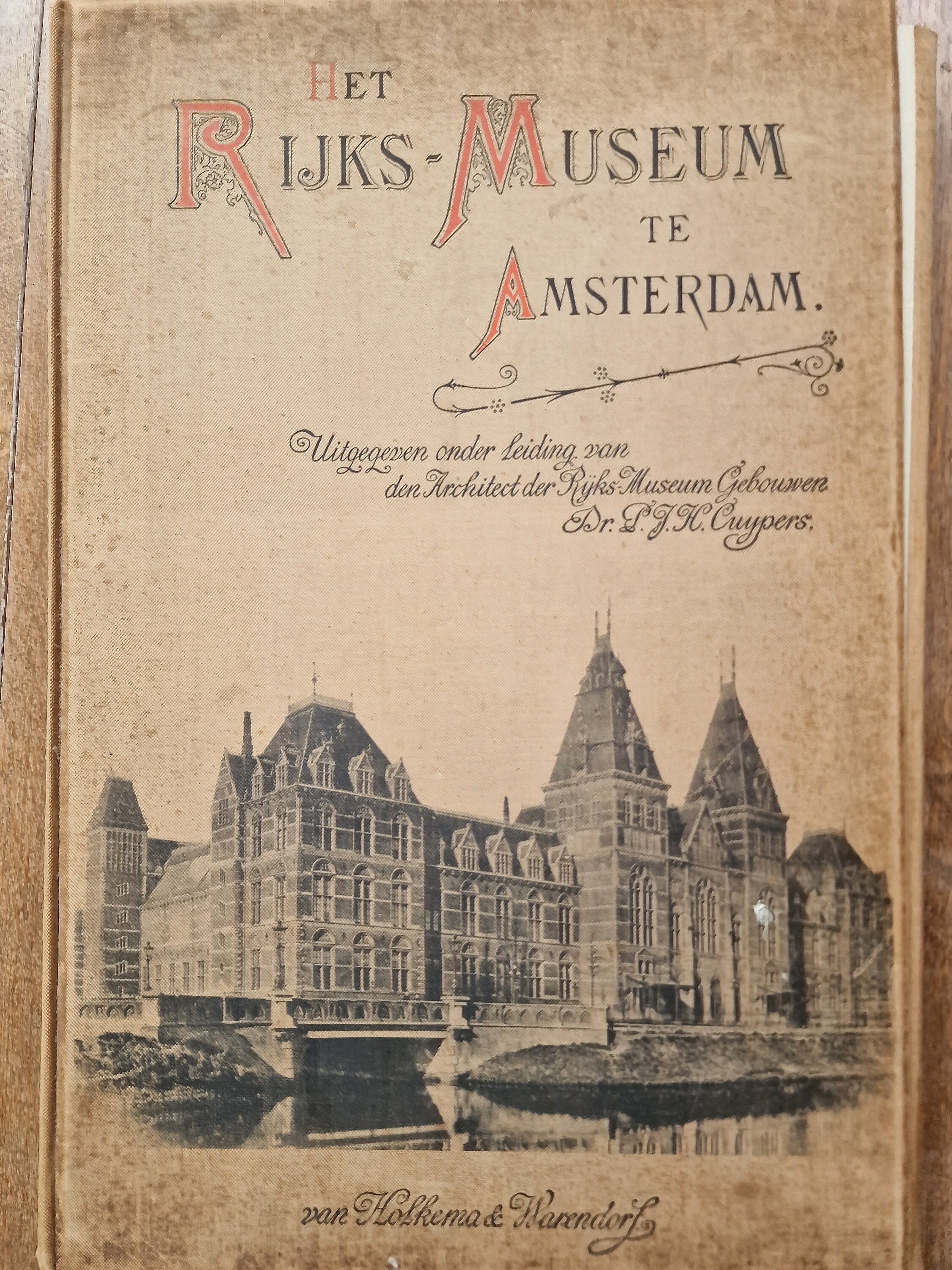 1898 Rijksmuseum Amsterdam Prints, Architect P.J.H. Cuypers