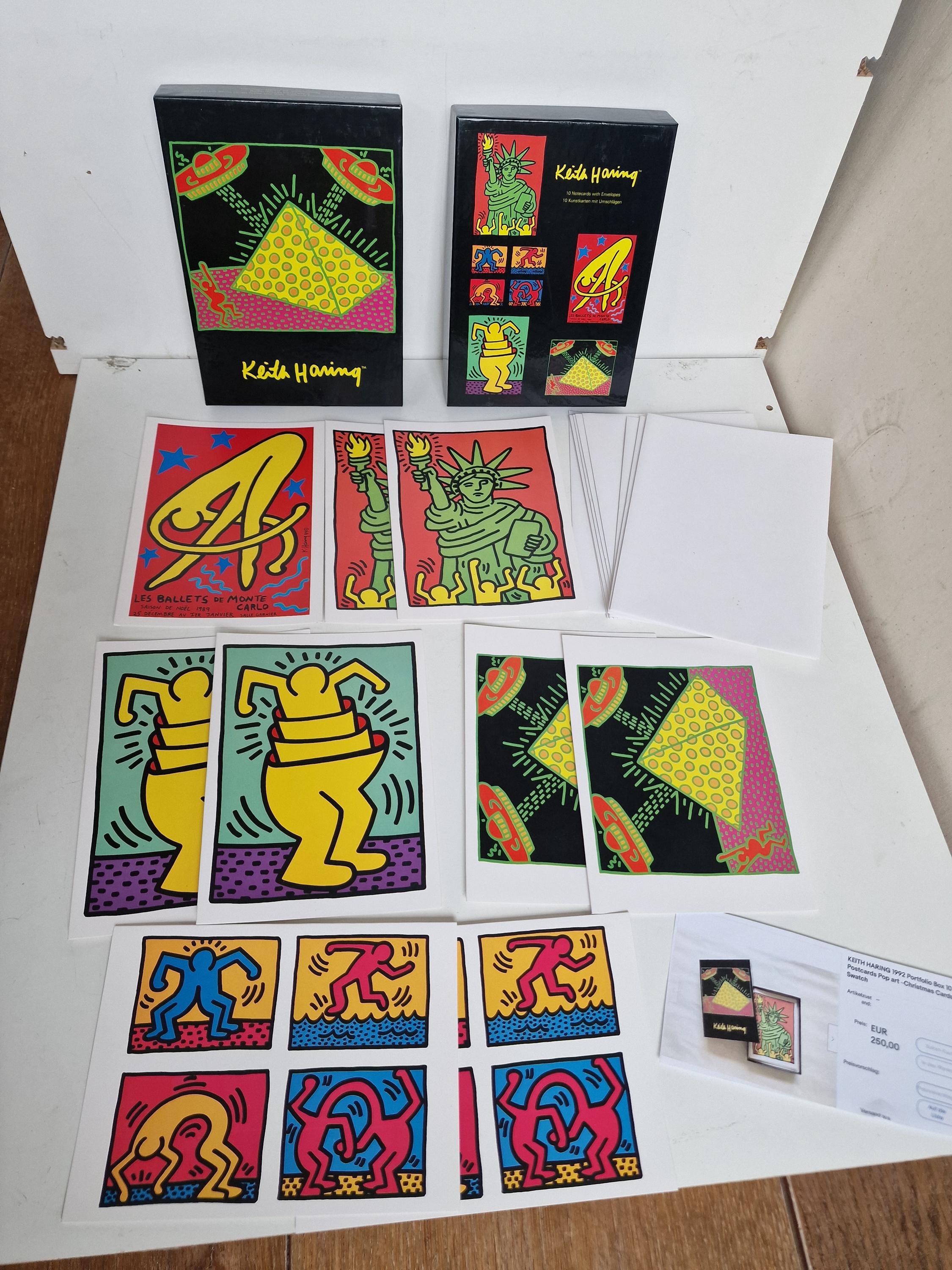 Keith Haring 1992 Vintage Postcard Set | Pop Art Collectible - Etsy