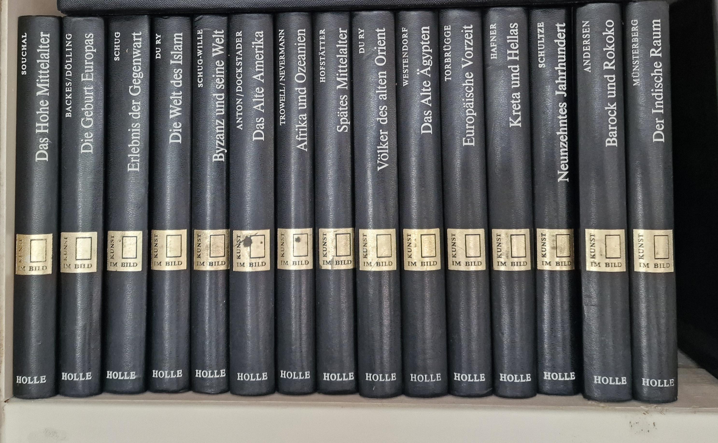 kunst im bild 15 x hardcover art books art encyclopedie, Komplette Buchreihe „Kunst im Bild“ – HOLLE Verlag