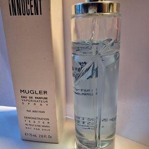 Thierry Mugler Angel Innocent EDP retired Rare Innocent innosence tester  By Thierry Mugler 75 ml, boxed, 70 ml almost full, good conditon