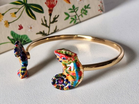 Nach Designer Face to Face 24K Bracelet Armband Multicolore - Etsy