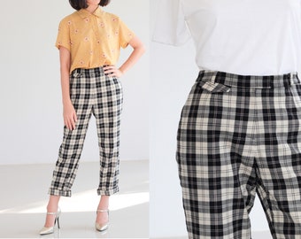 checkered bell bottoms