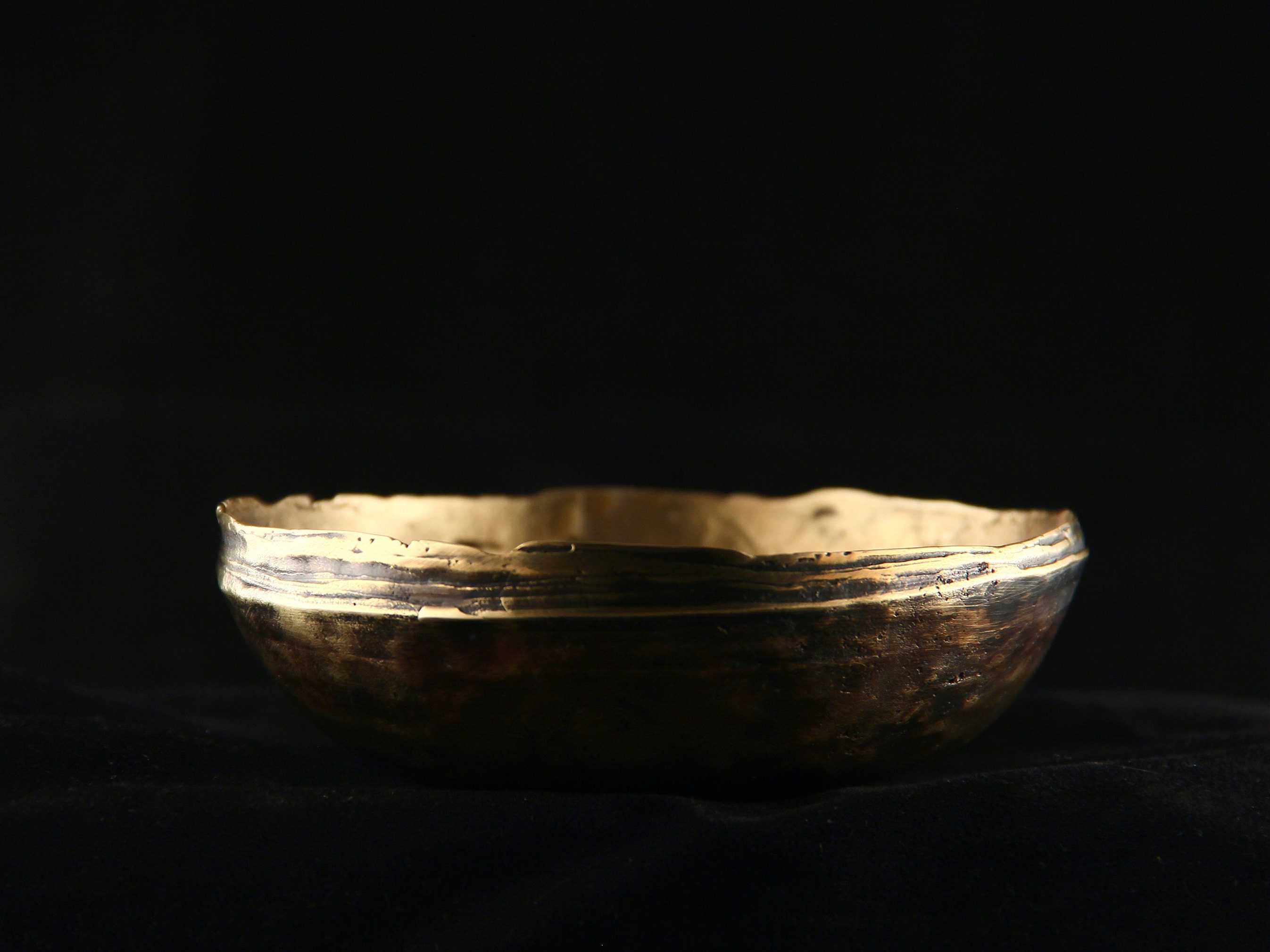 Large brass bowl Solid brass bowl Iron gift for her Etsy