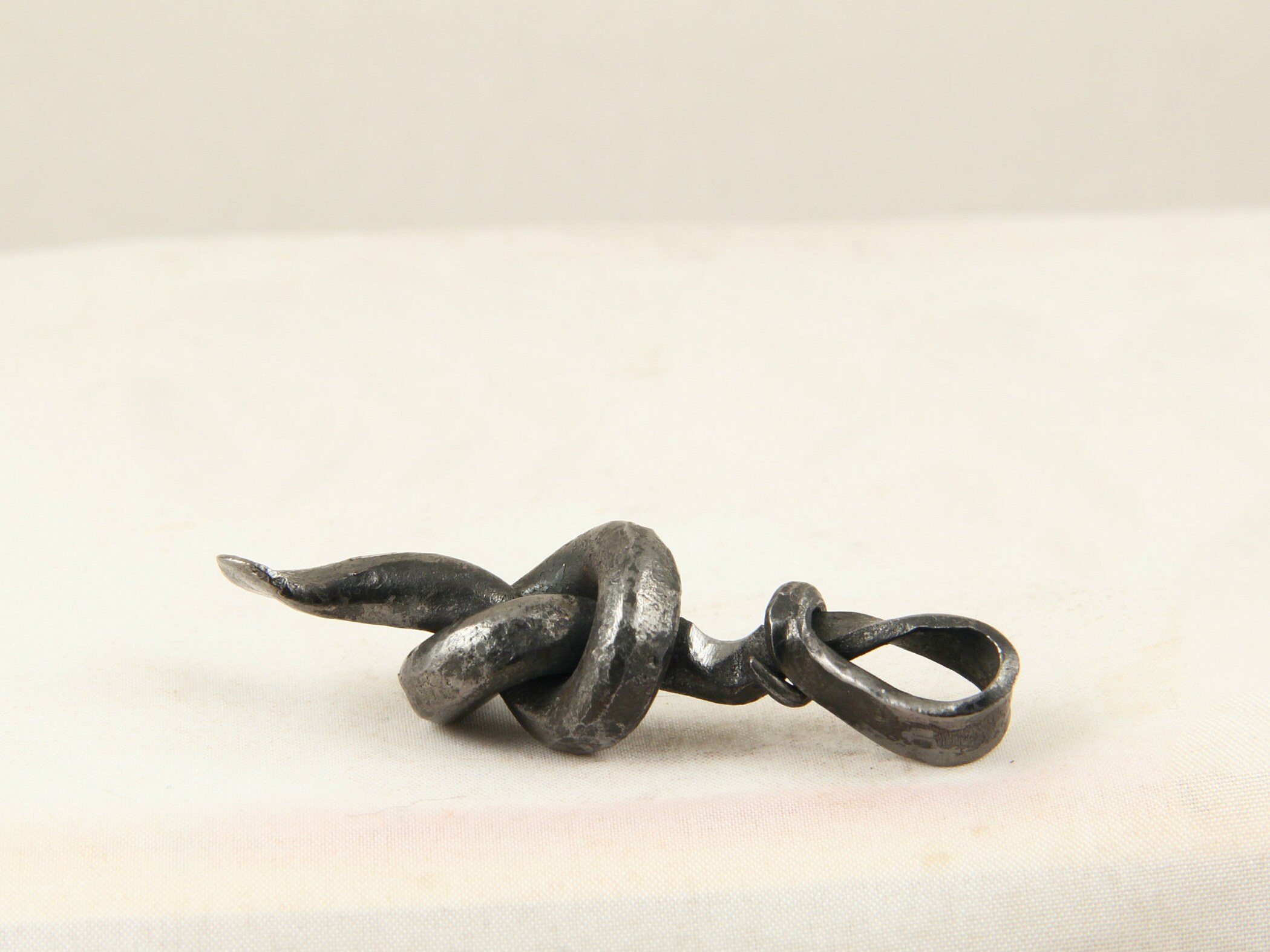 Hand iron jewelry gift Brutalist jewelry Mens metal Etsy