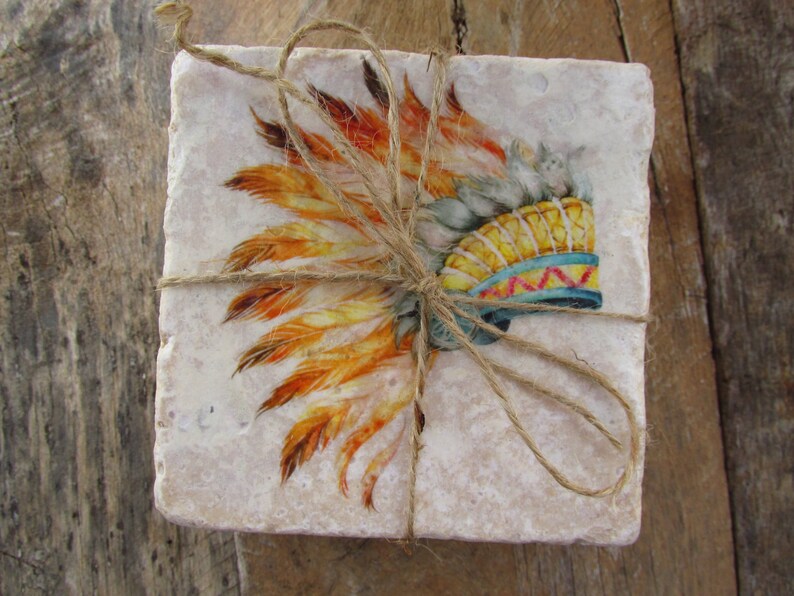 Native American Decor. Native American Style Coasters. Native American ...