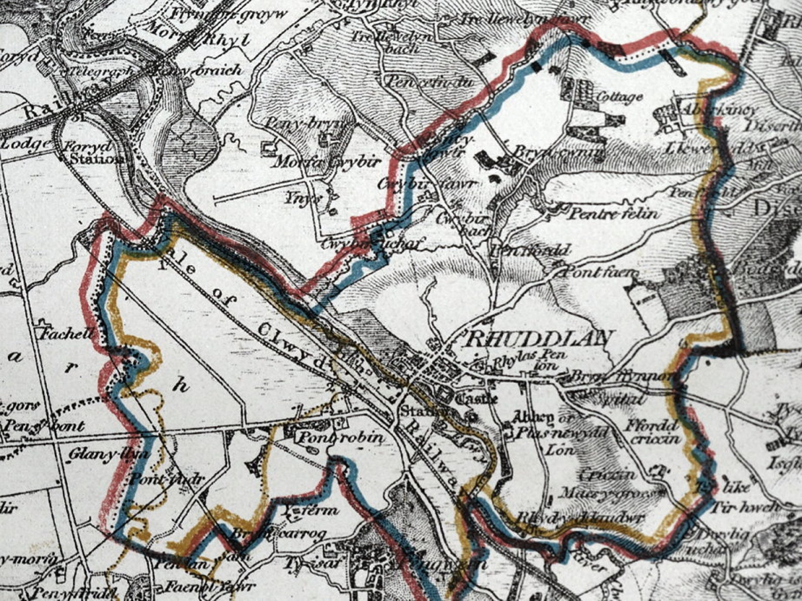 RHUDDLAN RHYL WALES Prestatyn St.Asaph Dyserth Etsy