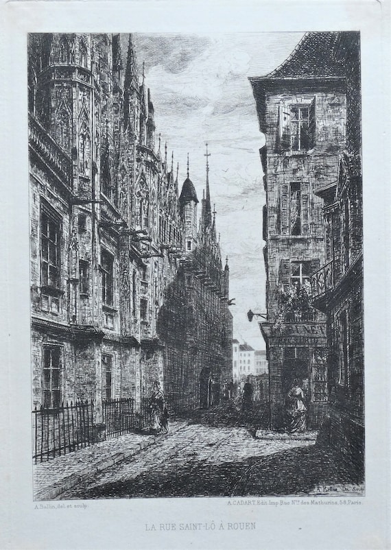 Rouen (Seine-Maritime). Église Saint-Ouen. Tirage circa 1900