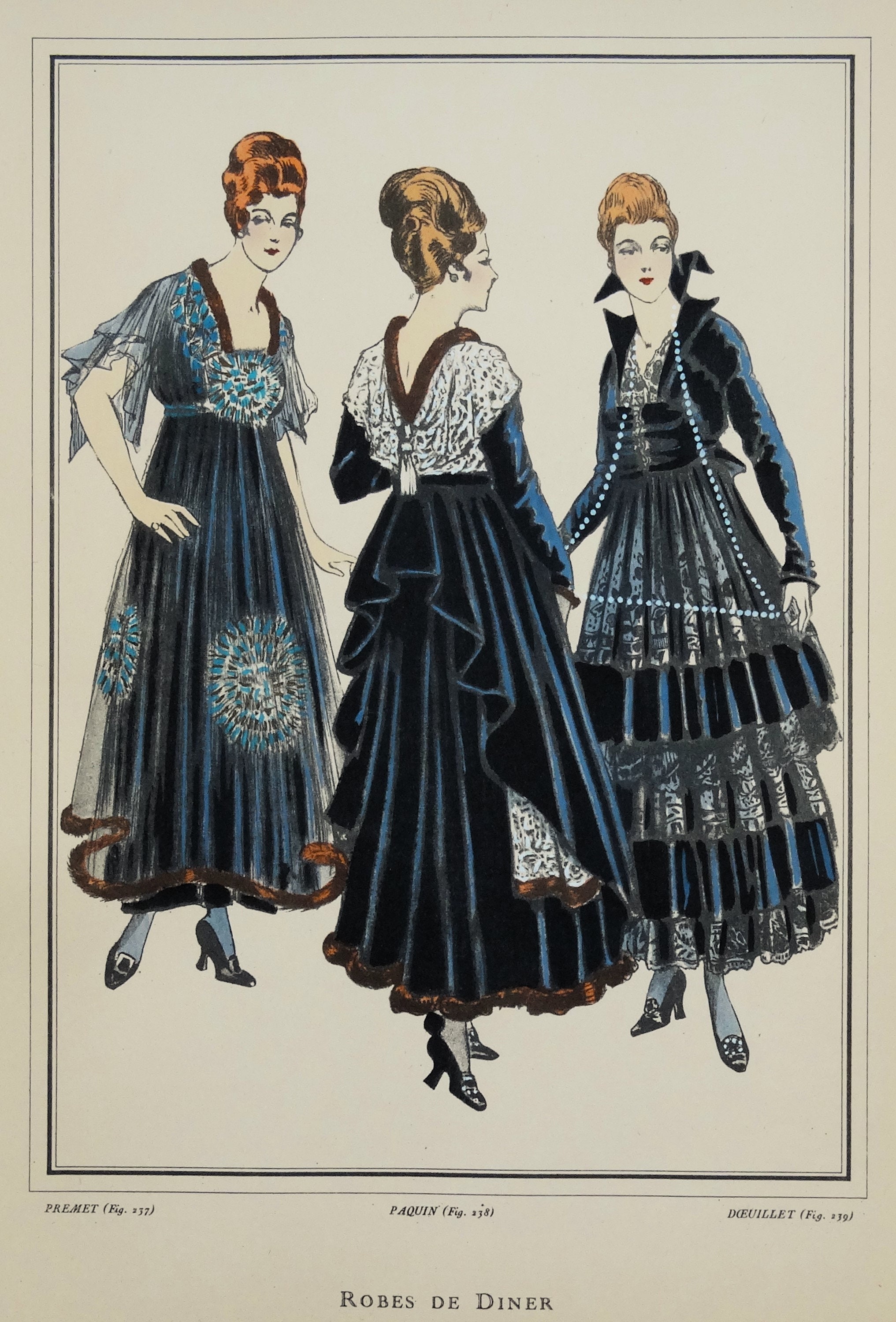 希少　Élégance 雑誌　ファション雑誌　アンティーク29巻セット ANTIQUE FASHION PRINT Dinner Dresses Art Nouveau Large Old Vintage
