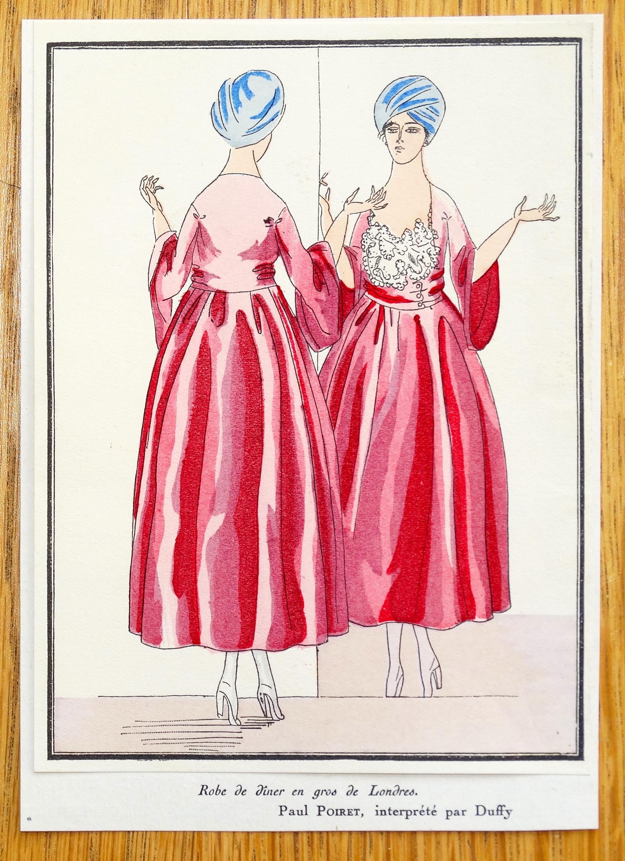 Vestidos De Paul Poiret IMPRESIÓN DE MODA ANTIGUA Paul Poiret