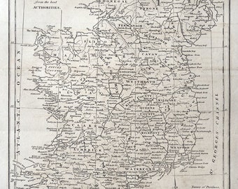 Antique Map IRELAND, G.A.Cooke Original  Map 1817