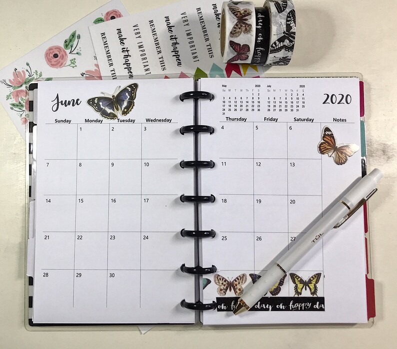 2023 Happy Planner Mini Monthly Printable Happy Planner Mini Etsy
