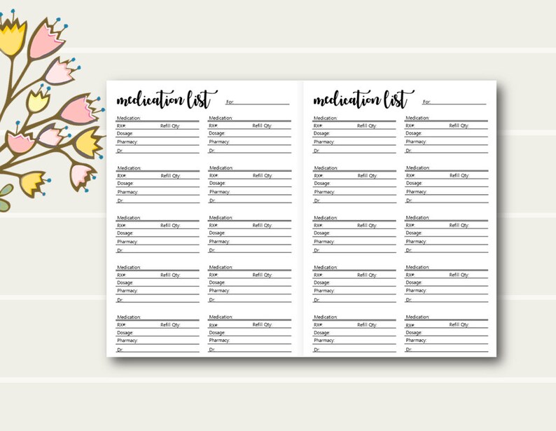 B6 TN List Printables B6 Tn Planner Printable Inserts B6 - Etsy