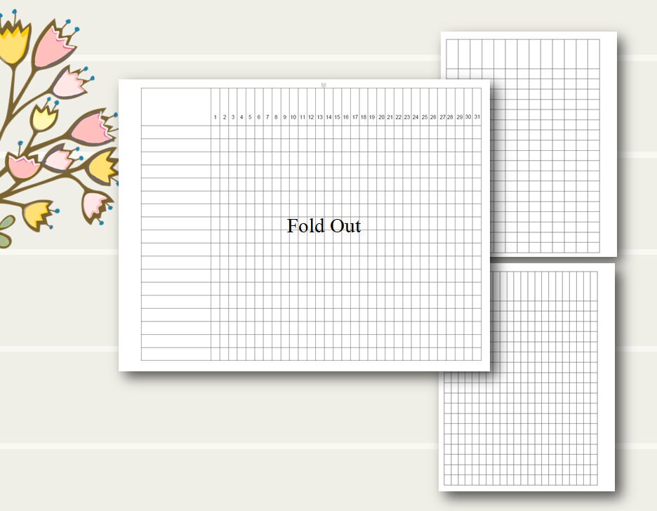 Happy Planner Tracker Printable Inserts Column Inserts | Etsy