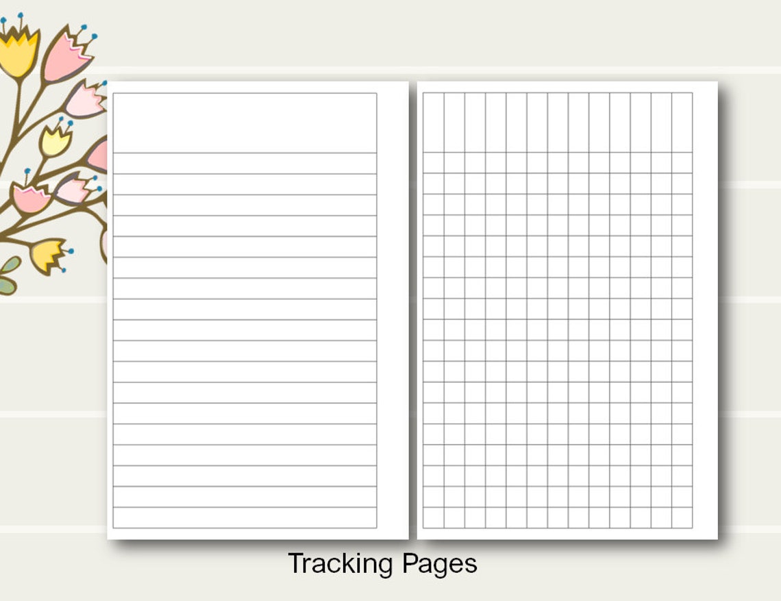 Happy Planner Mini Inserts Checklist Inserts Tracker | Etsy