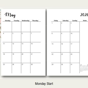 2026 Happy Planner Mini Månadsutskrivbar, Happy Planner Mini Bilaga, Happy Planner Mini Månadsbilaga, 2026 Happy Planner Mini Bilaga bild 4
