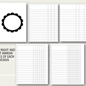 Happy Planner Tracker Printable Inserts, Column Inserts, Tracker ...