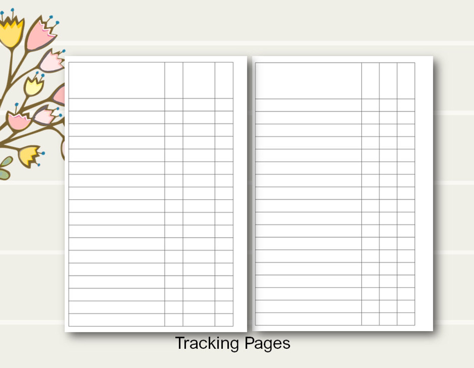 Happy Planner Mini Inserts Checklist Inserts Tracker | Etsy