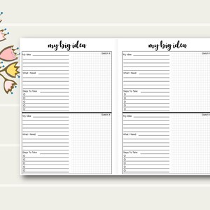 B6 TN List Printables, B6 Tn Planner Printable Inserts, B6 Travelers ...