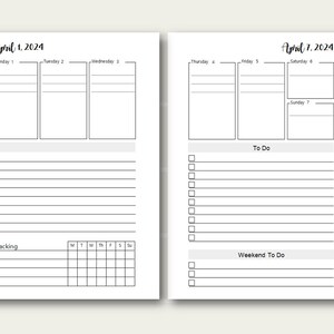 2024 Happy Planner Mini Weekly Printable, Weekly Planner Insert, Happy ...