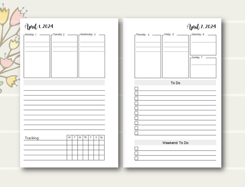 2024 Happy Planner Mini Weekly Printable Weekly Planner - Etsy