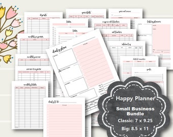Happy Planner Business Printables, Income & Expense, Small Business Tools, Happy Planner Classic, Happy Planner Big, Order Form