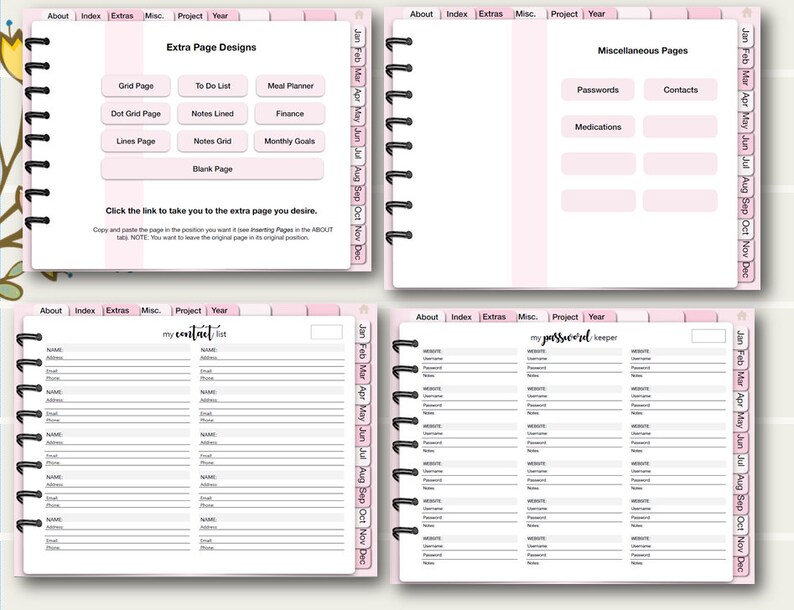 goodnotes digital planner 2022