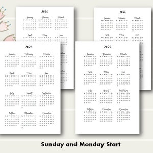 2025 Daily Planner Printable, Dated Daily Planner Insert 2025, DO1P, A5 ...