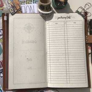Midori Travel Planner Printable, Travel Planner Insert, Travel Notebook ...
