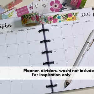 2026 Happy Planner Mini Månadsutskrivbar, Happy Planner Mini Bilaga, Happy Planner Mini Månadsbilaga, 2026 Happy Planner Mini Bilaga bild 7