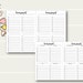 A5 TN List Printables, Travelers Notebook Printable Inserts, A5 TN ...
