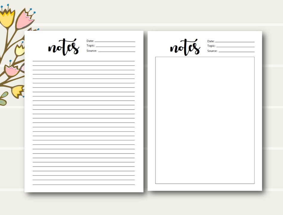 Happy Planner Printable Happy Planner Classic Happy Planner - Etsy