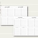 A5 TN List Printables, Travelers Notebook Printable Inserts, A5 TN ...
