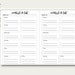 A5 TN List Printables, Travelers Notebook Printable Inserts, A5 TN ...