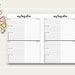 A5 TN List Printables, Travelers Notebook Printable Inserts, A5 TN ...