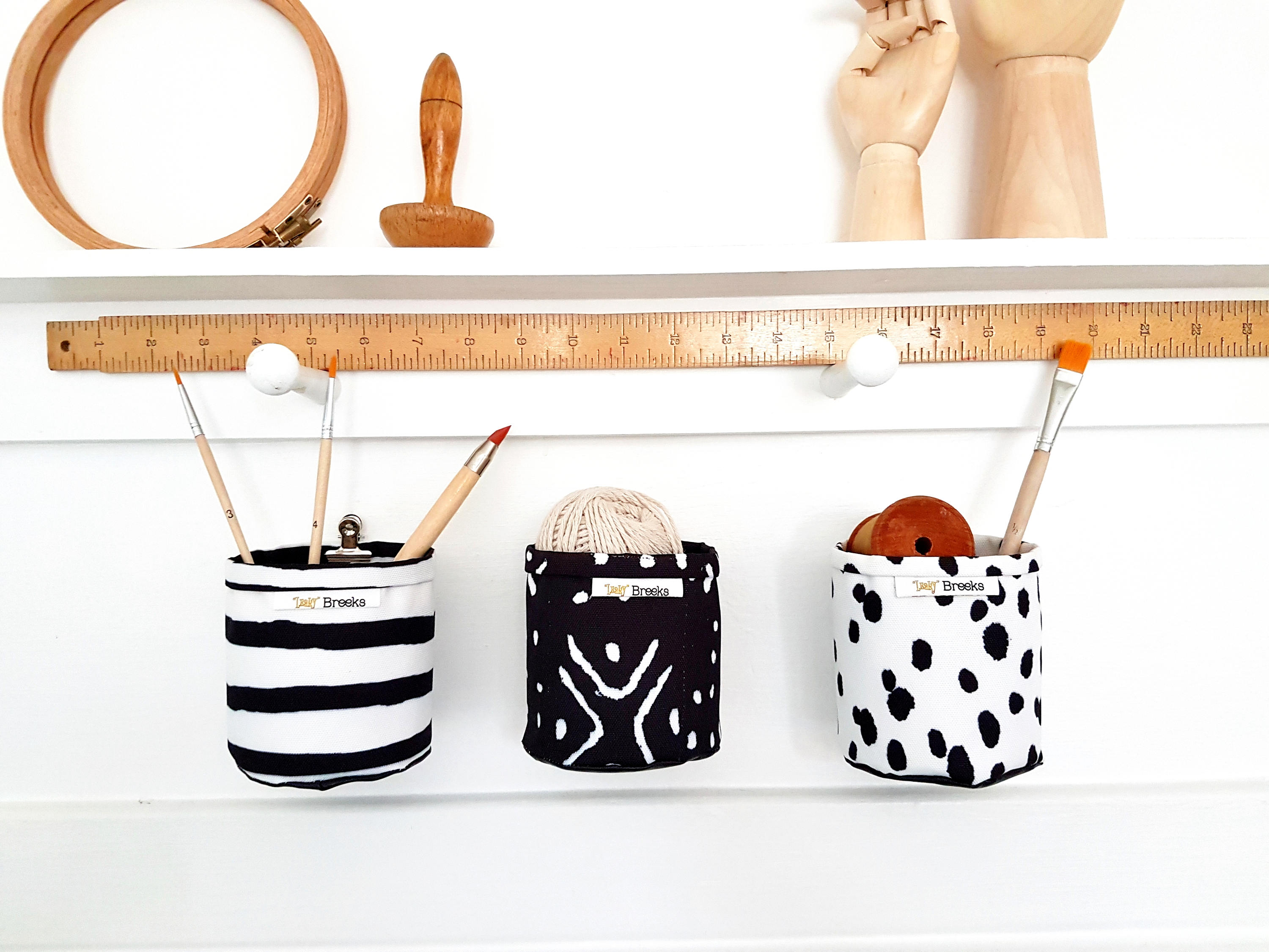 Mini papeleras de almacenamiento almacenamiento de la red de | Etsy