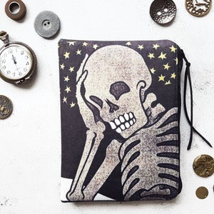 Halloween wallet, halloween dress up, skeleton print, skeleton wallet, halloween ball.