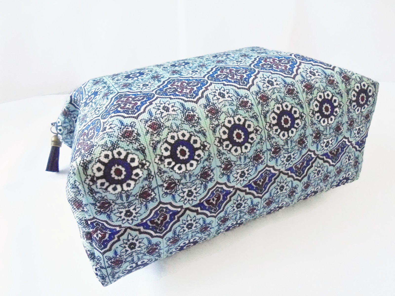 Download Gifts for her Wash bag tile print mock tile travel bag | Etsy