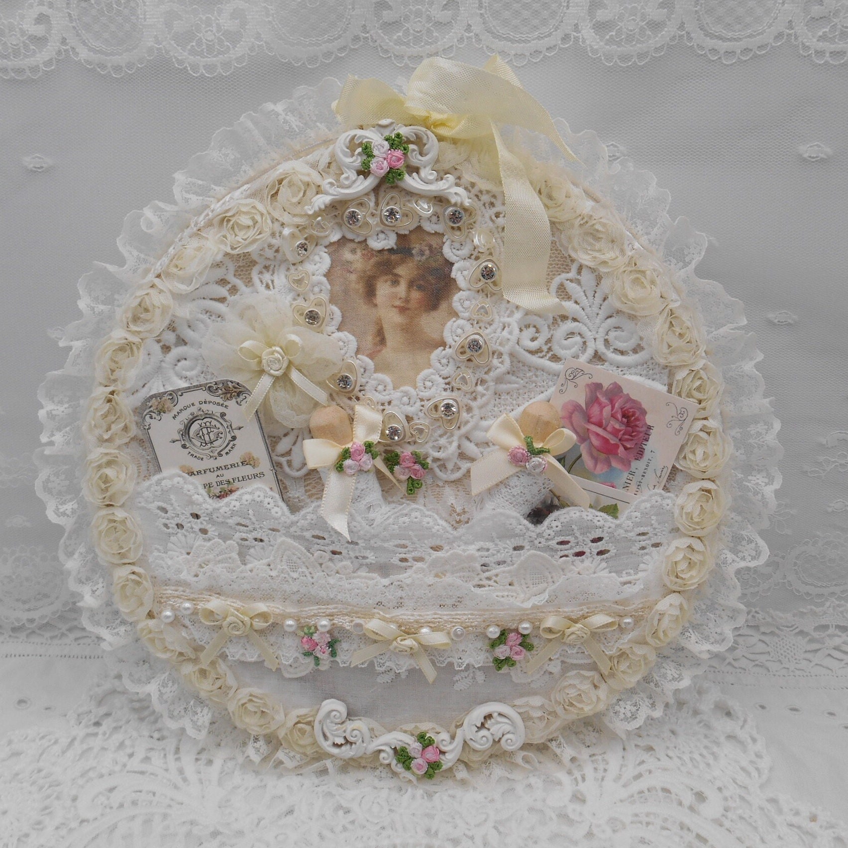 Décoration Ronde Esprit Shabby , Décoration Maison, A Suspendre, Maison et Déco