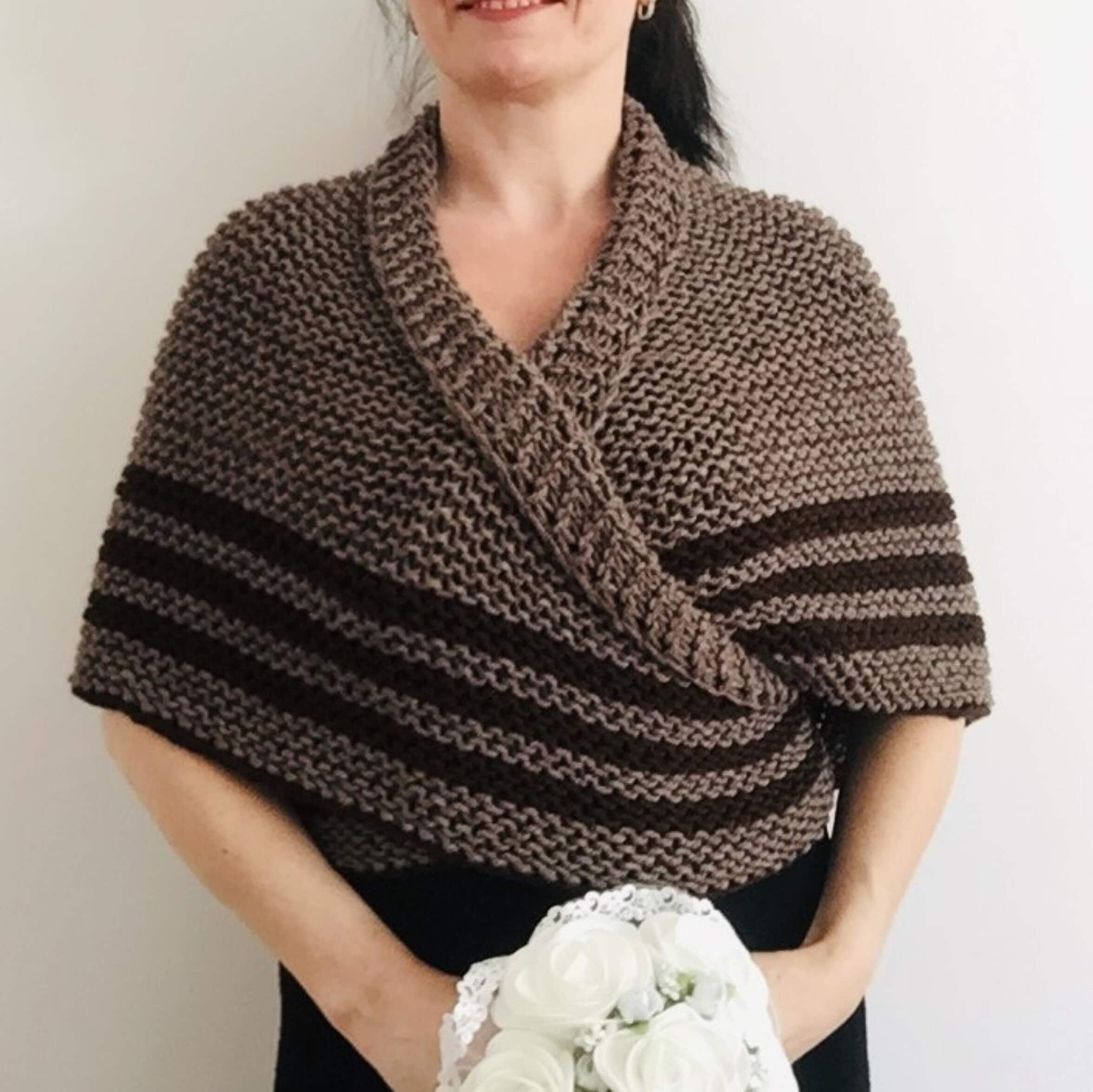 PDF Knitting Pattern Outlander Claire Shawl Sontag Shoulder Wrap Gifts ...