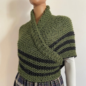 Alpaka Schal Outlander Claire Staffel 4 5 67 Wolle Sassenach Knit Schultern wickeln, Sontag Schal von Hand stricken, Outlander Geschenke Frau Mutter USA