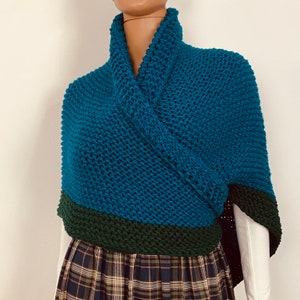 from USA WOOL FREE Outlander Claire’s Sassenach brown shawl knit shoulder wrap boho triangle vegan shawl Outlander gifts for mom sister wife