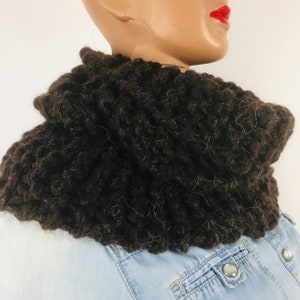 Outlander Cowl Claire&#39;s Infinity Wool, Alpaca Hood Scarf