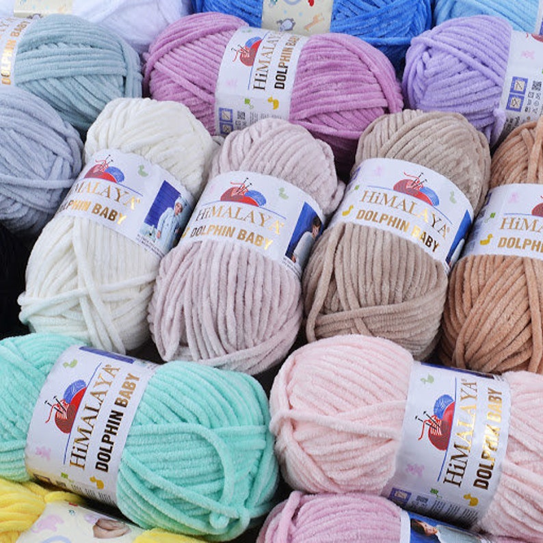 HIMALAYA DOLPHIN BABY Yarn Velour Yarn Plush Yarn Velvet Etsy