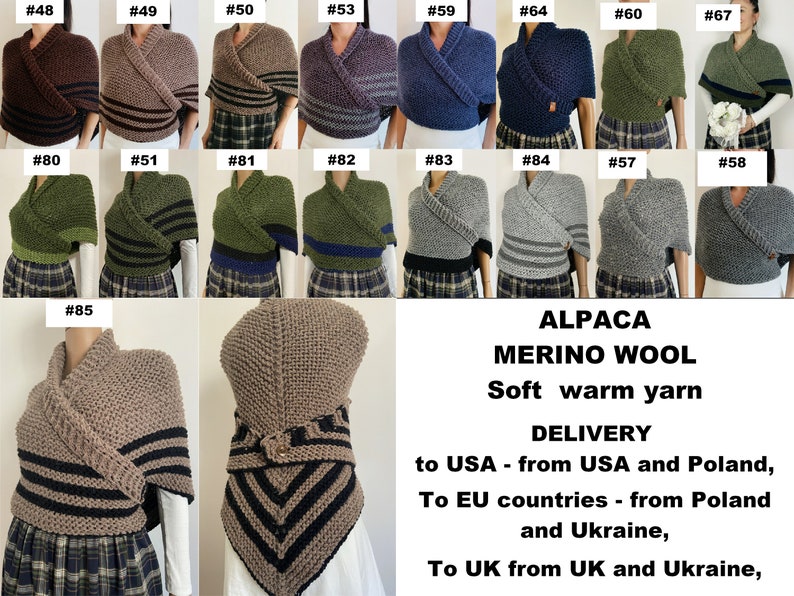 Alpaga Outlander Claire châle cadeaux écharpe chaude en tricot de laine Sassenach sontag louer châle saison 5 6 7 cadeau d'anniversaire de femme maman des États-Unis image 5