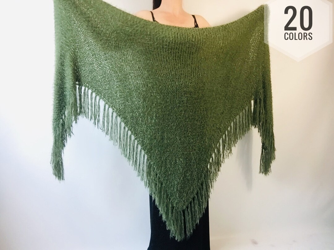 fuzzy shawl