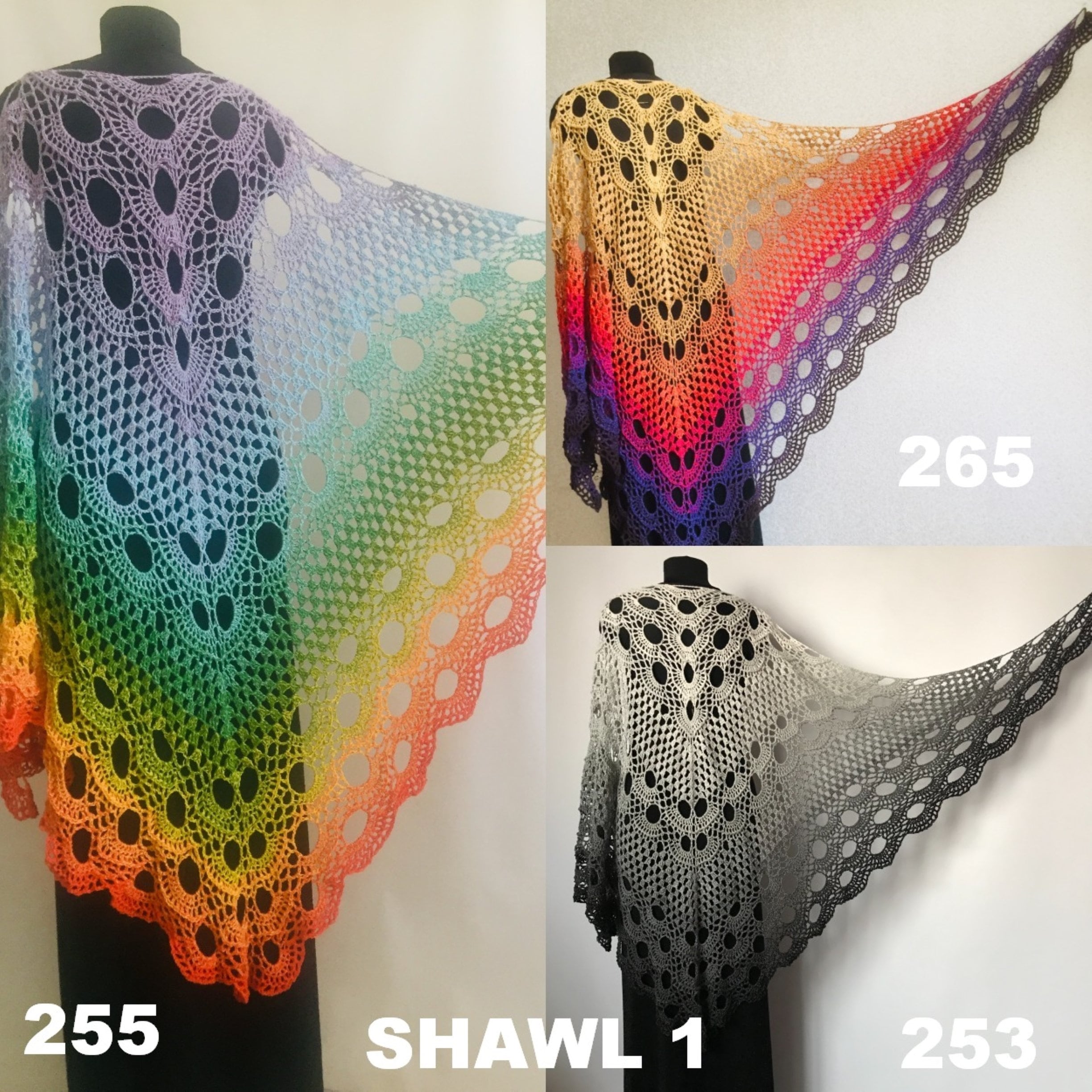 Poncho Women Cotton Shawl Fringed 50 Colors Boho Triangle | Etsy