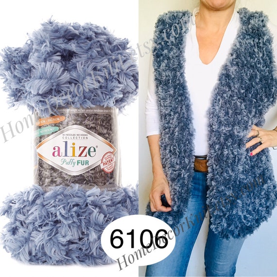 alize puffy cardigan