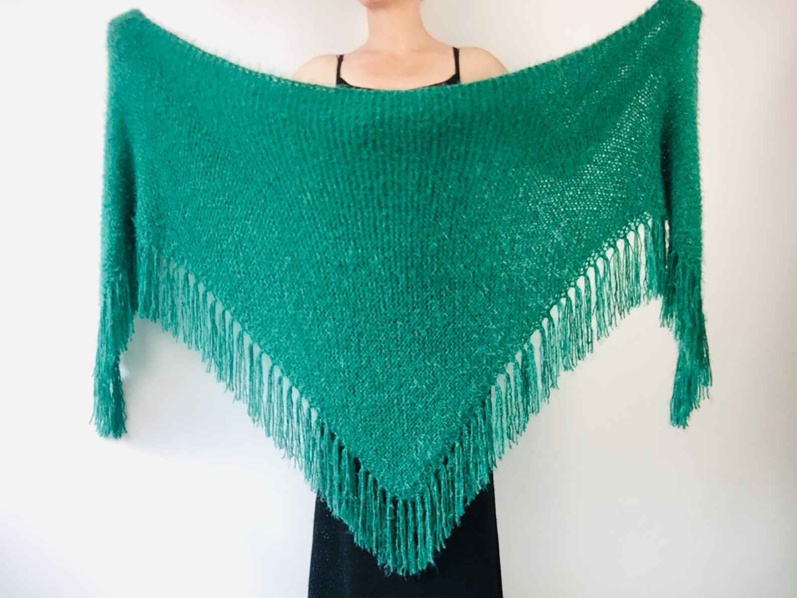 fuzzy shawl