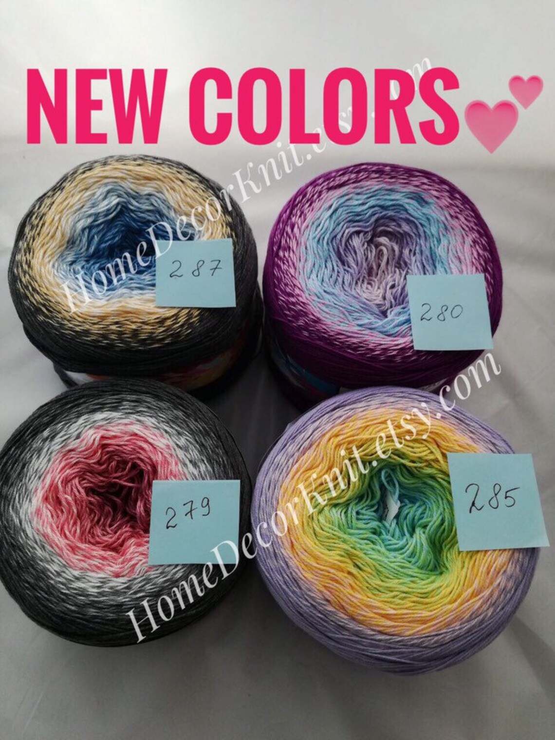Yarn YarnArt Flowers VIVID 250 grams 1000 meters Gradient Etsy
